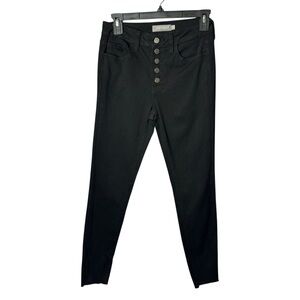 Just USA Black Skinny Jeans Button Fly 27